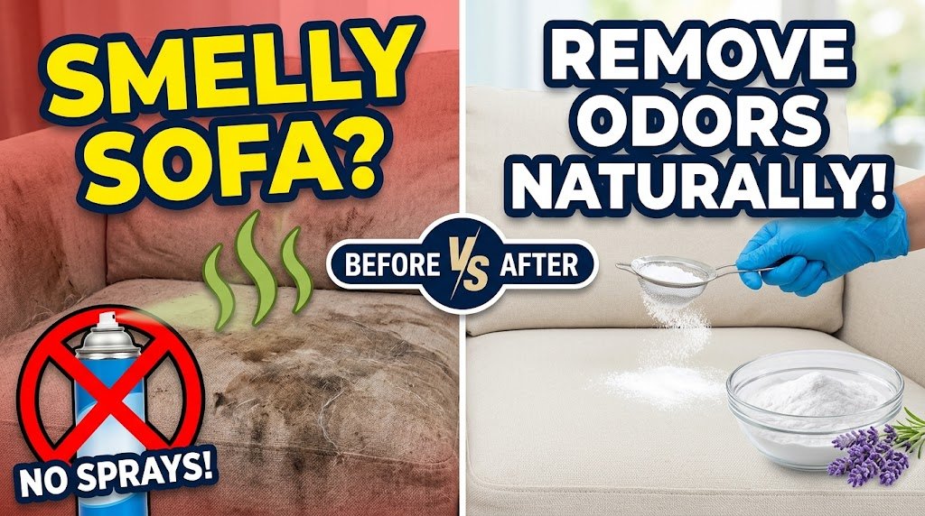How to Remove Bad Smell from Sofa at Home Naturally