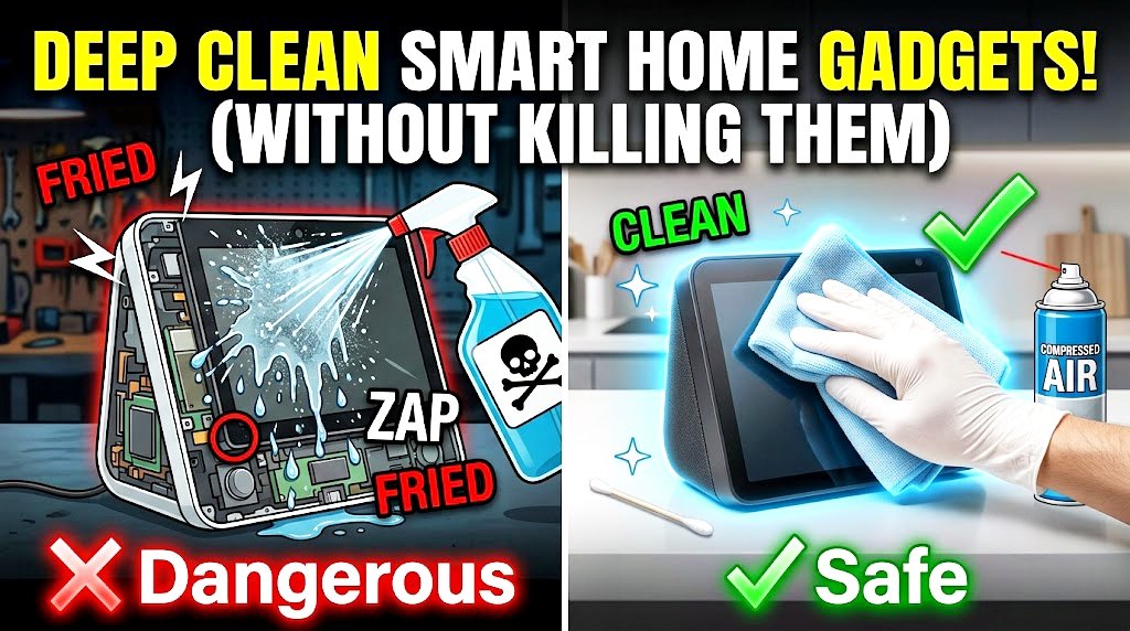 How to deep clean smart home devices without damaging them
