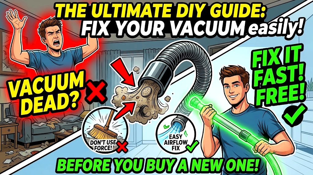 How to Fix Common Vacuum Cleaner Issues Easily