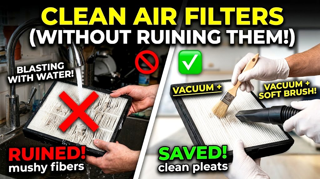 Best ways to clean air purifier filters at home