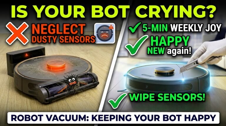 How to maintain your robot vacuum for better performance