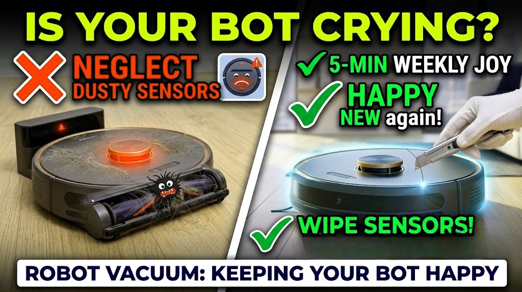 How to maintain your robot vacuum for better performance