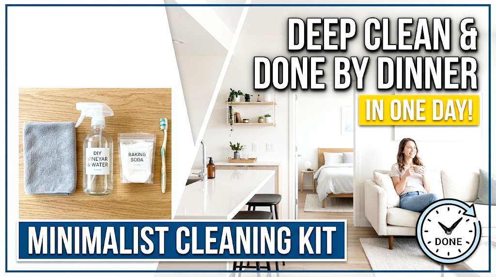 Minimalist guide to deep cleaning your apartment in one day