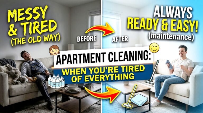 Best way to deep clean apartment for busy professionals