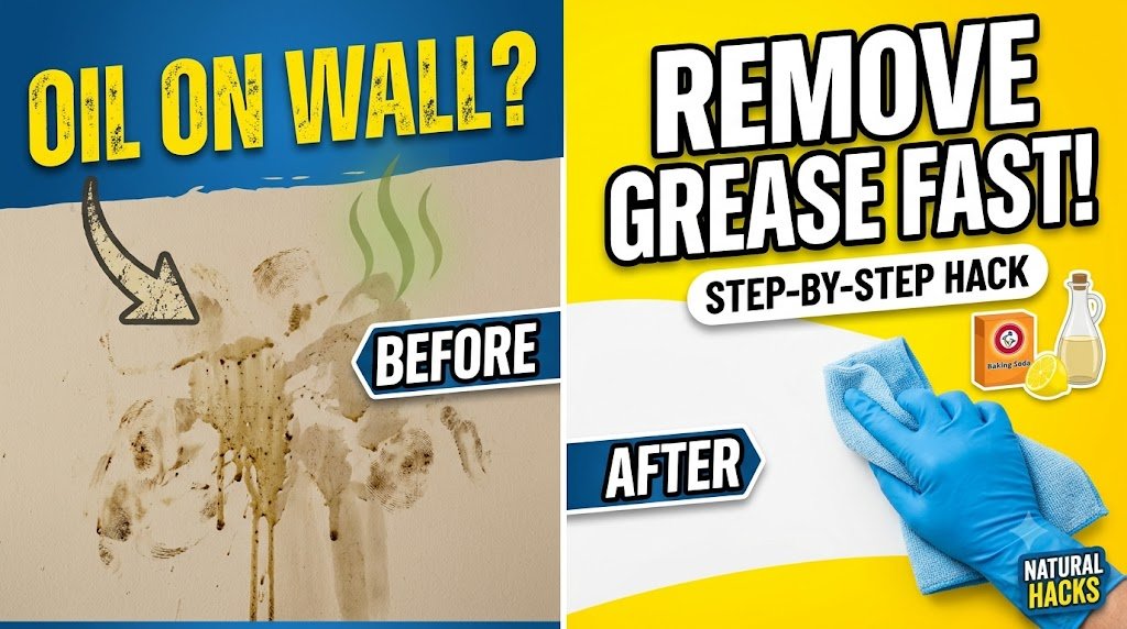 How to Remove Oil Stains from Wall at Home Easily